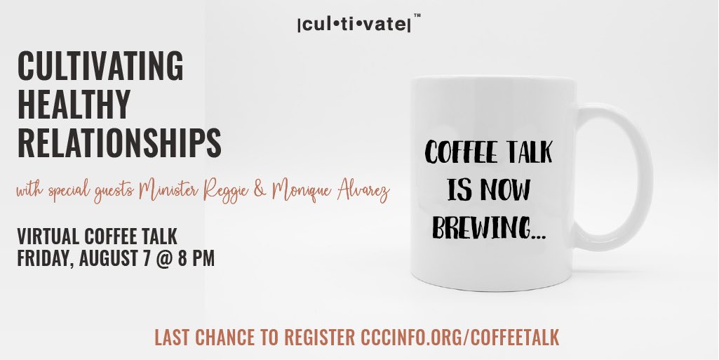 CultivateCCC's tweet photo. We’re just a few hours away from tonight’s Coffee Talk! There’s still time for you to join the conversation.
-
RSVP by clicking here https://t.co/mZWXxyHfqt https://t.co/NK64EtG9MJ