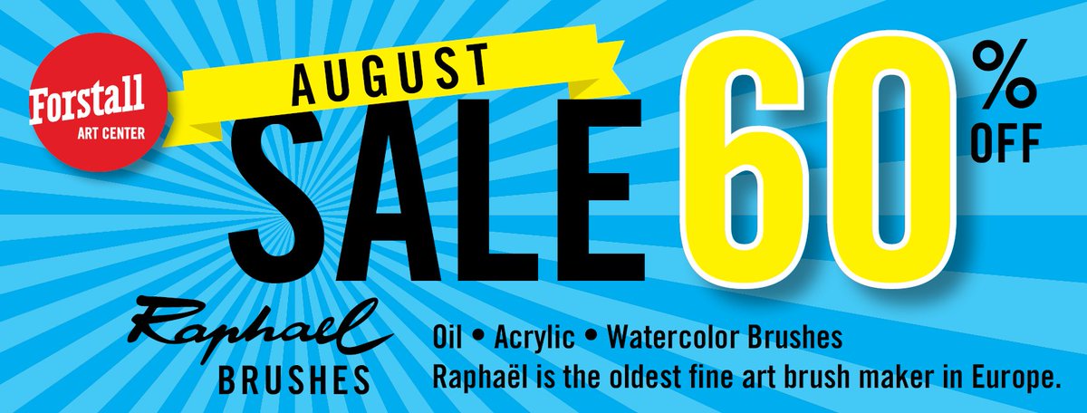 In the market for some art supplies? Check out Forstall Art Center's August sale to tap into your artistic side with some sweet deals! 🎨 Your purchases could count towards prizes in The Great Receipt Race! Text RACE to 267-TEXTREV (267-839-8738) to start playing! #BhamNeedsYou