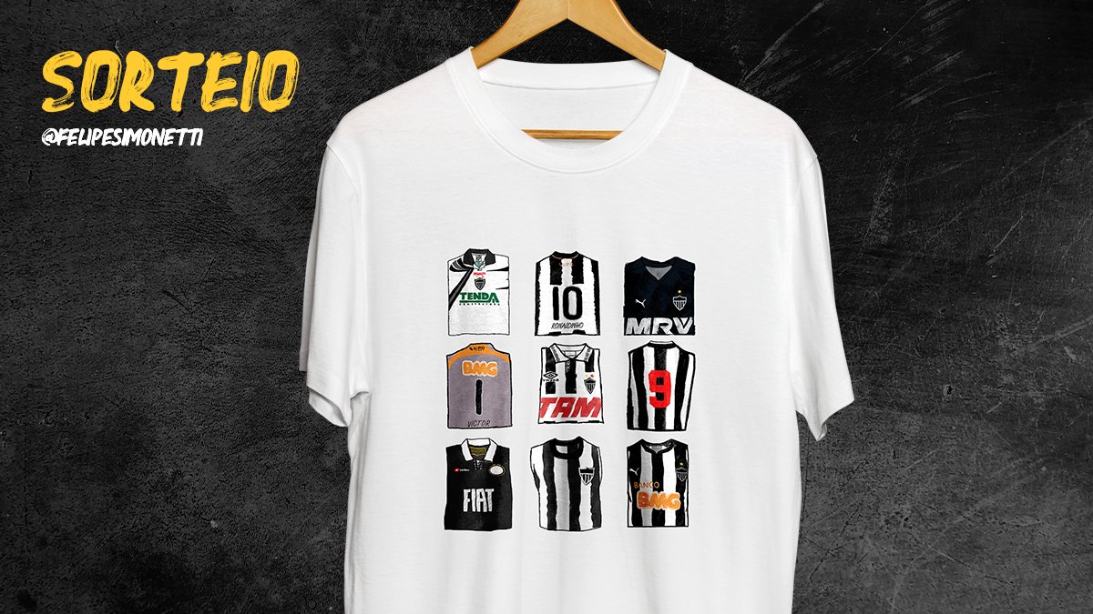 felipesimonetti's tweet photo. 🔥 SORTEIO!

Para participar do sorteio da camisa da imagem abaixo, siga os seguintes passos:

1. Baixe o guia "Tudo o que você precisa saber sobre o Galo de Jorge Sampaoli" (link na bio)
2. Dê RT neste tweet!

O sorteio será realizado no dia 13/08. https://t.co/yODB2Tebga