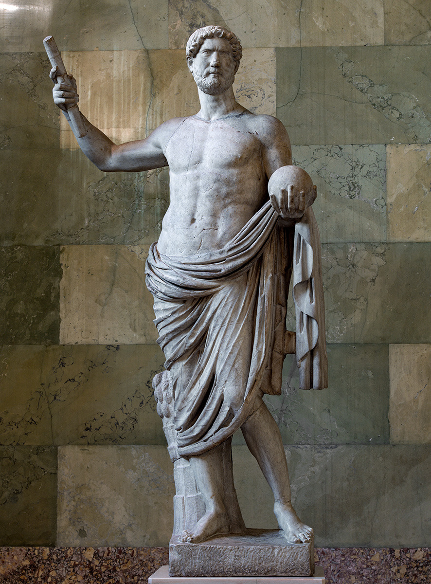 archaeologyart's tweet photo. Statue of Hadrian. Date: first half A.D. 2nd century. Medium: Marble. https://t.co/FGV8r76svd