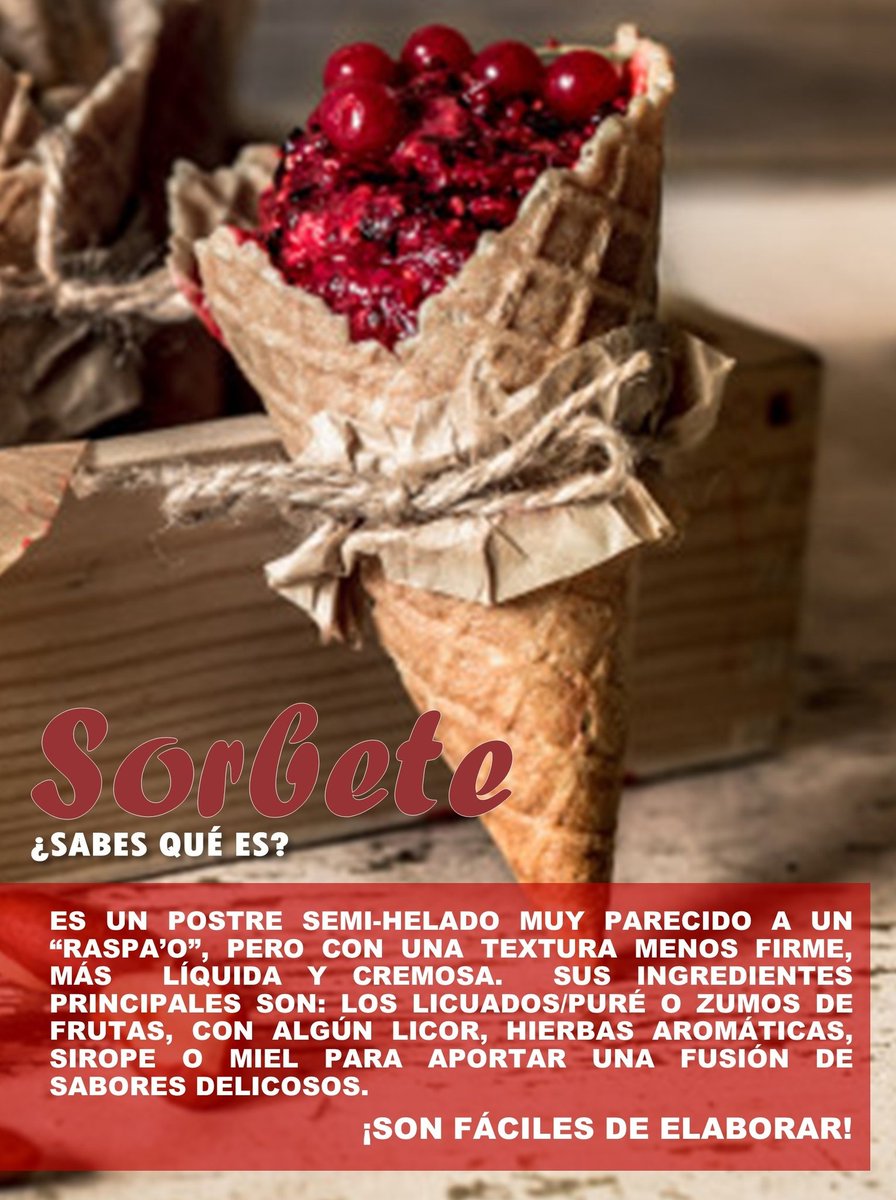 gabogrimaldo's tweet photo. Sabías qué el sorbete es un postre semi-helado similar al raspa'o panameño. Aquí les dejo unos datos interesantes sobre esta elaboración. @super99_panama #teconviene #masterchefpma #masterchefpanama #mchefgabo #tipsdelgabo https://t.co/9C13a9vEsJ