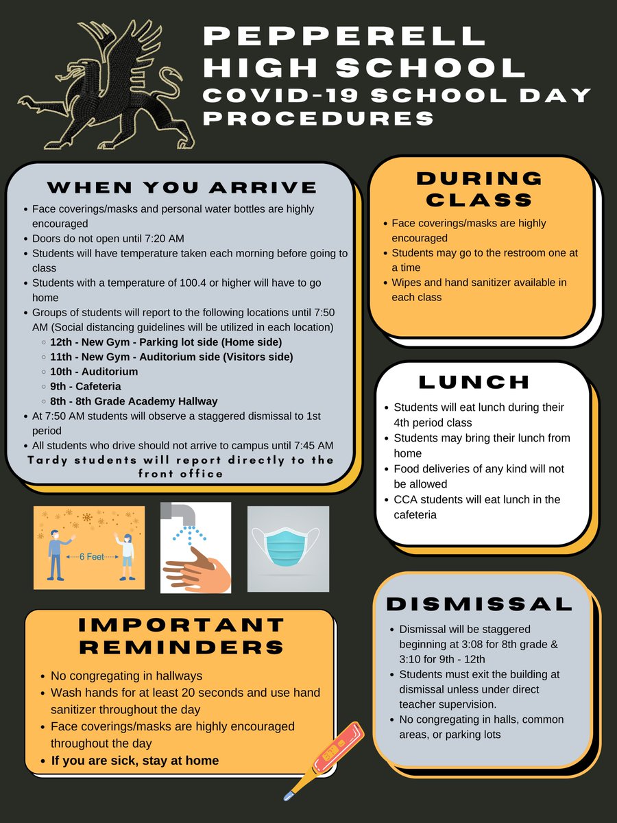 Looking forward to seeing everyone next week! Thanks to <a href="/DavidMowery/">David Mowery</a> for putting together this great infographic. PHS students, We need your help more than ever to make this a safe and great school year.  Let's pull TOGETHER and take care of one another! Go Dragons!