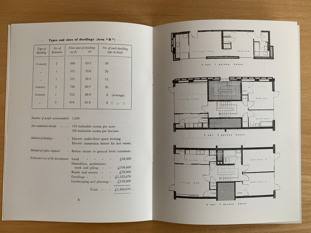 Brochures were produced to promote each of the CDA's, this one set out to showcase the Hutchesontown proposals...