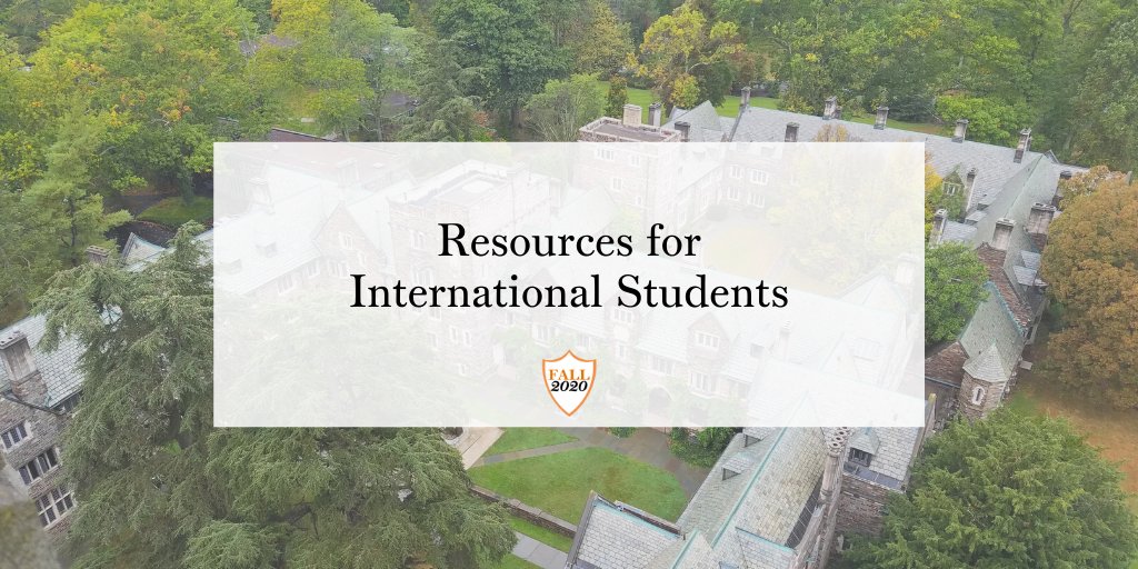 Resources for International Students