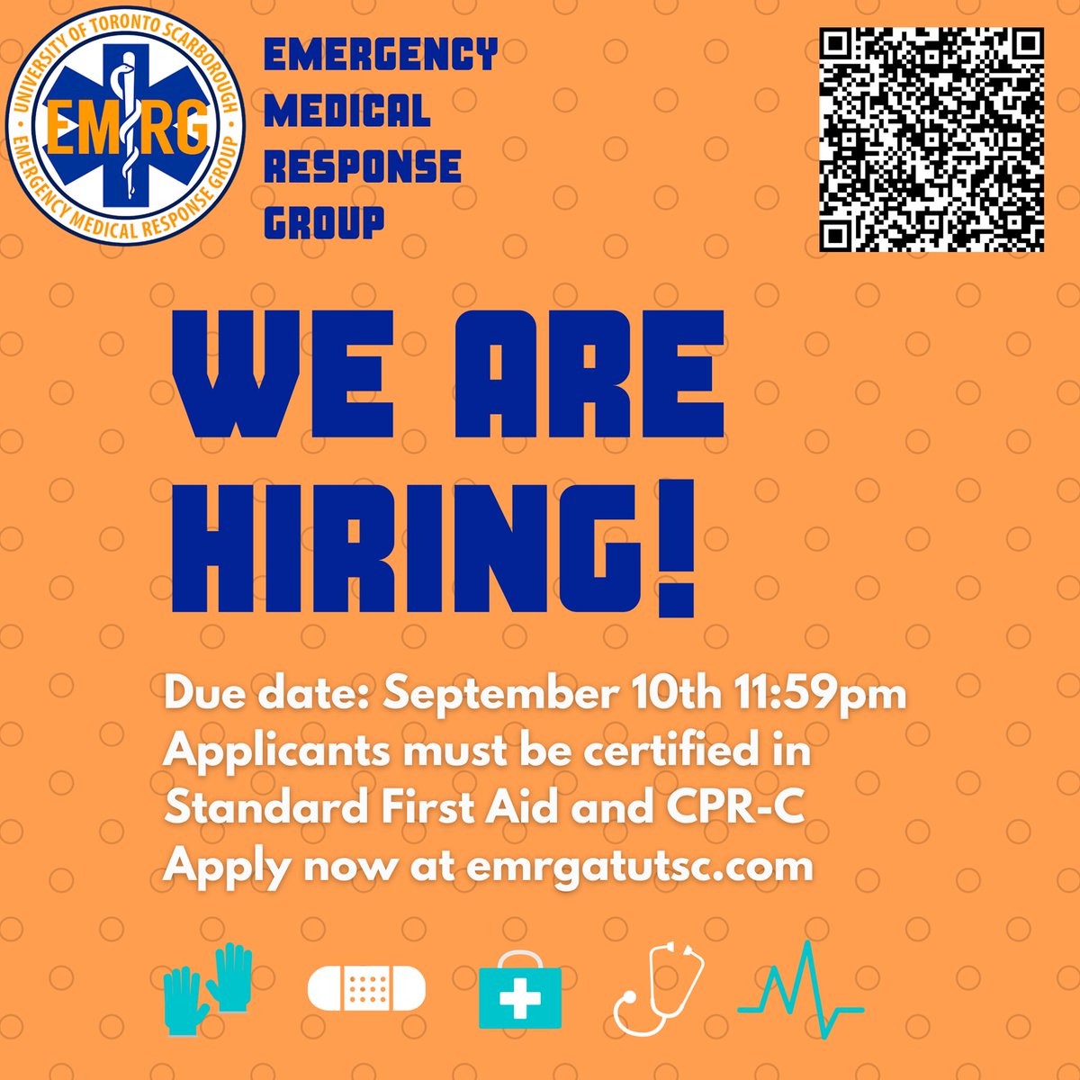 Hiring season has begun 👨‍💼👩‍💼. Follow us on Twitter, Facebook, or send us an email for updates. Send applications via our website. 
Applications due ‼️September 10th at 11:59 p.m‼️ 
Looking forward to seeing all of your applications, Good Luck!🍀