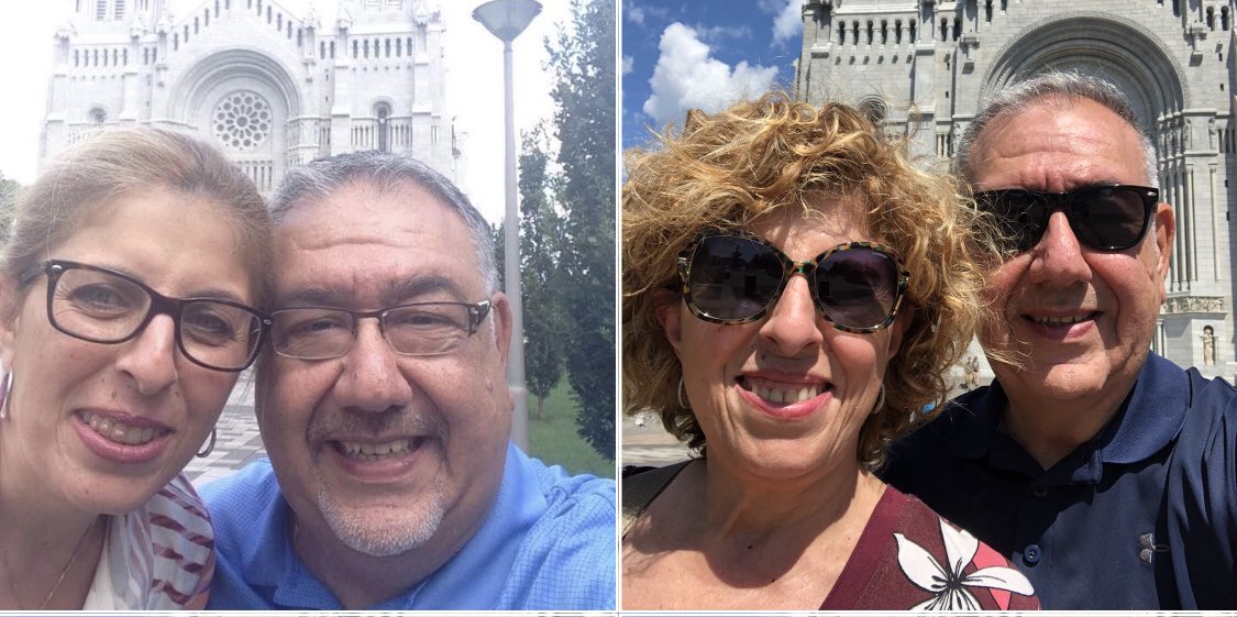 LowCarbBeast's tweet photo. Weekend getaway to Quebec City celebrating 10th wedding anniversary! Pic on the left same setting 4 years ago! one slight difference combined we’ve lost 135lbs #ketocouple yup gonna have some foie gras tonight! https://t.co/L514vKuw8F