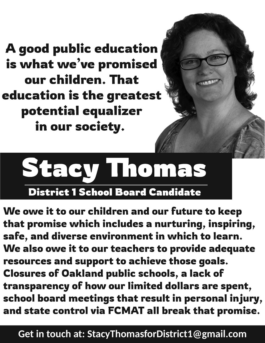 D1 Candidate Stacy Thomas Collecting Signatures August 8 and 9 - mailchi.mp/a78f647d4514/d…