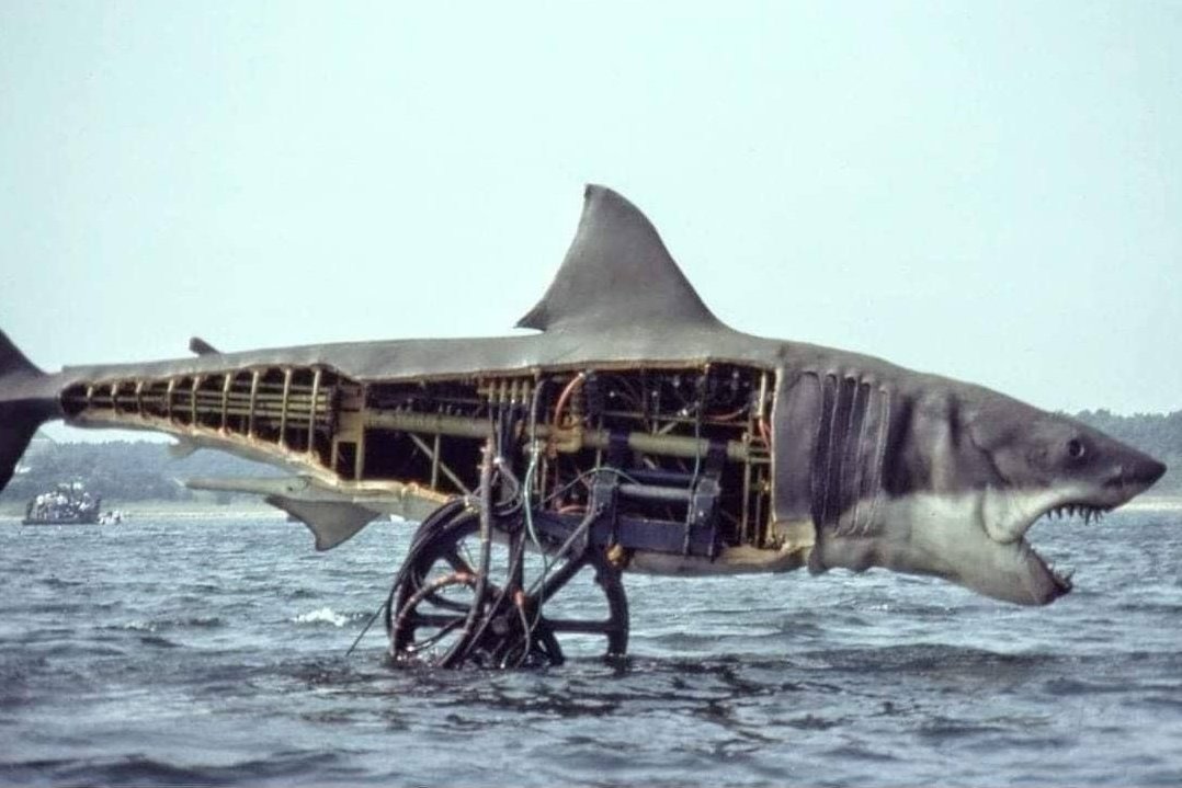 I això, això és el que va atemorir a tota una generació de sortir a nedar pel mar.
(Prototip fet servir per a la pel.lícula Jaws de 1975, coneguda per molts com a Tiburón)