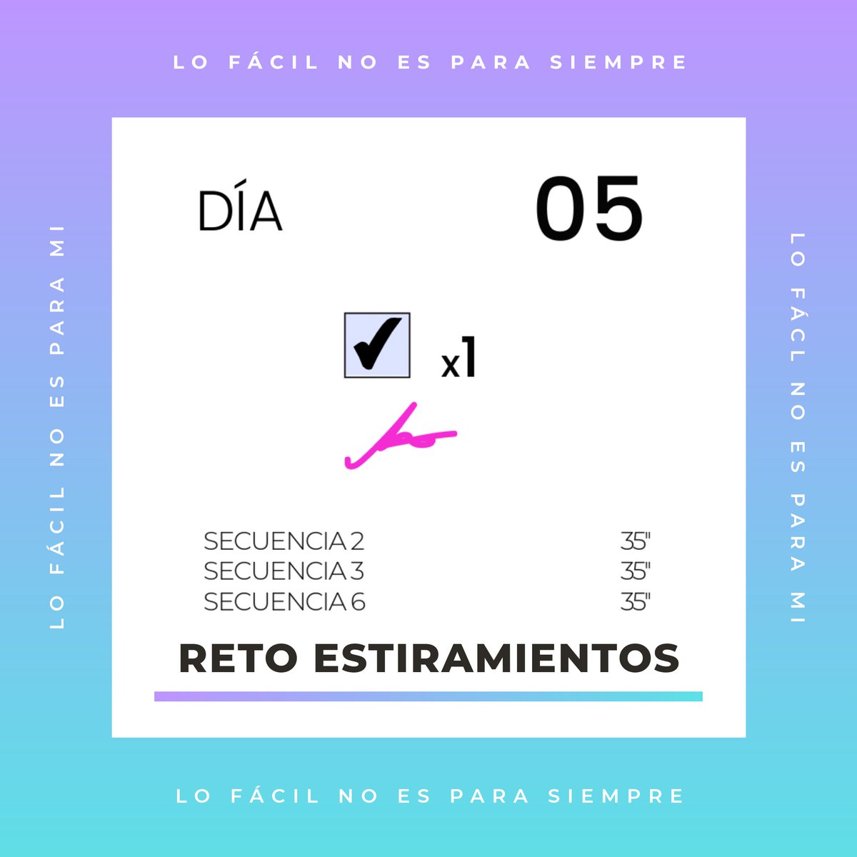 YPCT_anna4's tweet photo. A seguir con el reto de estiramientos, aunque ya me siento avanzada en flex, me ayudan a tener diferentes ejercicios para relajarme después del entrene
@GymVirtual_com #ALOENDA #YPCT #GYMVIRTUAL #YOPUEDOCONTODO
https://t.co/lqgB5w8aym https://t.co/25rjmvjROe
