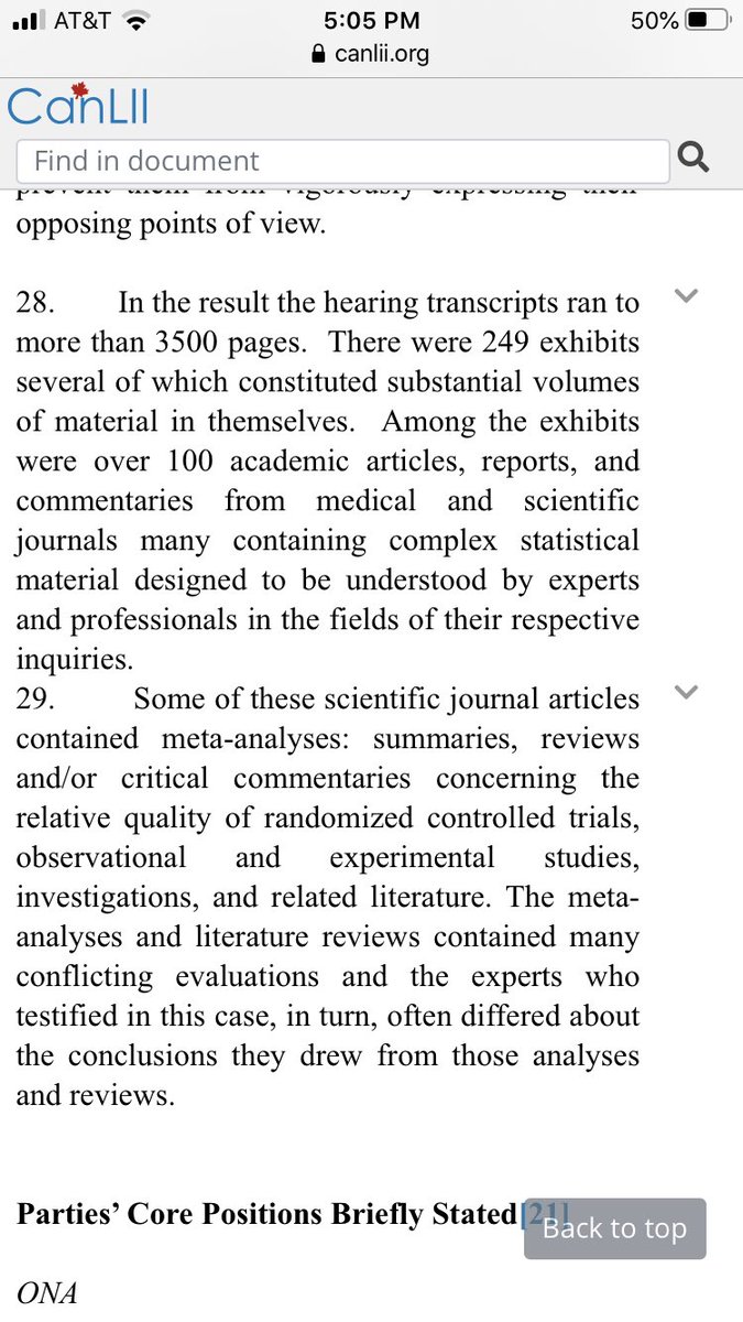 2/ saying that masks were useless and they should not be forced to wear them. Both sides took the arbitration very seriously. A long fight ensued. Both sides called experts and offered evidence. And in two decisions - in 2015 and 2018 - separate arbitrators ruled for the nurses.