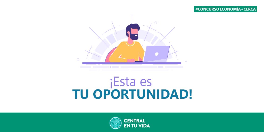 centralentuvida's tweet photo. ¿Te gustan los concursos? 🏆¿Eres estudiante o profesor de educación media?📚Participa de Economía + Cerca, un certamen donde la creatividad y el conocimiento se unen para resolver una pregunta sobre economía y finanzas.🤓💵¡Plazo hasta el 31 de agosto!👉🏼 https://t.co/mllIZtzTqs https://t.co/Aq5F2kB2XV