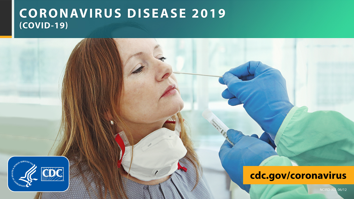 CDCgov's tweet photo. The latest CDC #COVIDView report shows that the percentage of people testing positive for #COVID19 and the percent of medical visits for symptoms similar to #COVID19 are decreasing nationally. Learn more: https://t.co/zP4VYlo0Pb. https://t.co/Oz7uN9pTxb