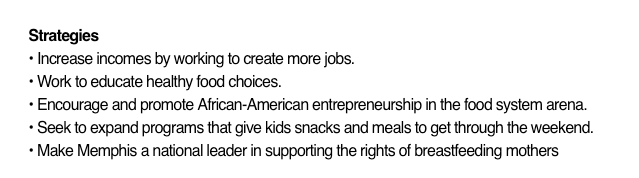 3. Hunger, nutrition and food insecurity. Let's look at what counts as creating more jobs, shall we?