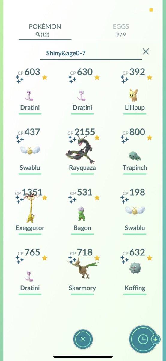 SMRPKMNGO's tweet photo. The end of #DragonWeek2020 

• 12 #Shiny Pokémon ✨
• #Hundo #Dratini hatch 💯

#PokemonGO #ポケモンGO https://t.co/YoRcZFV4vg