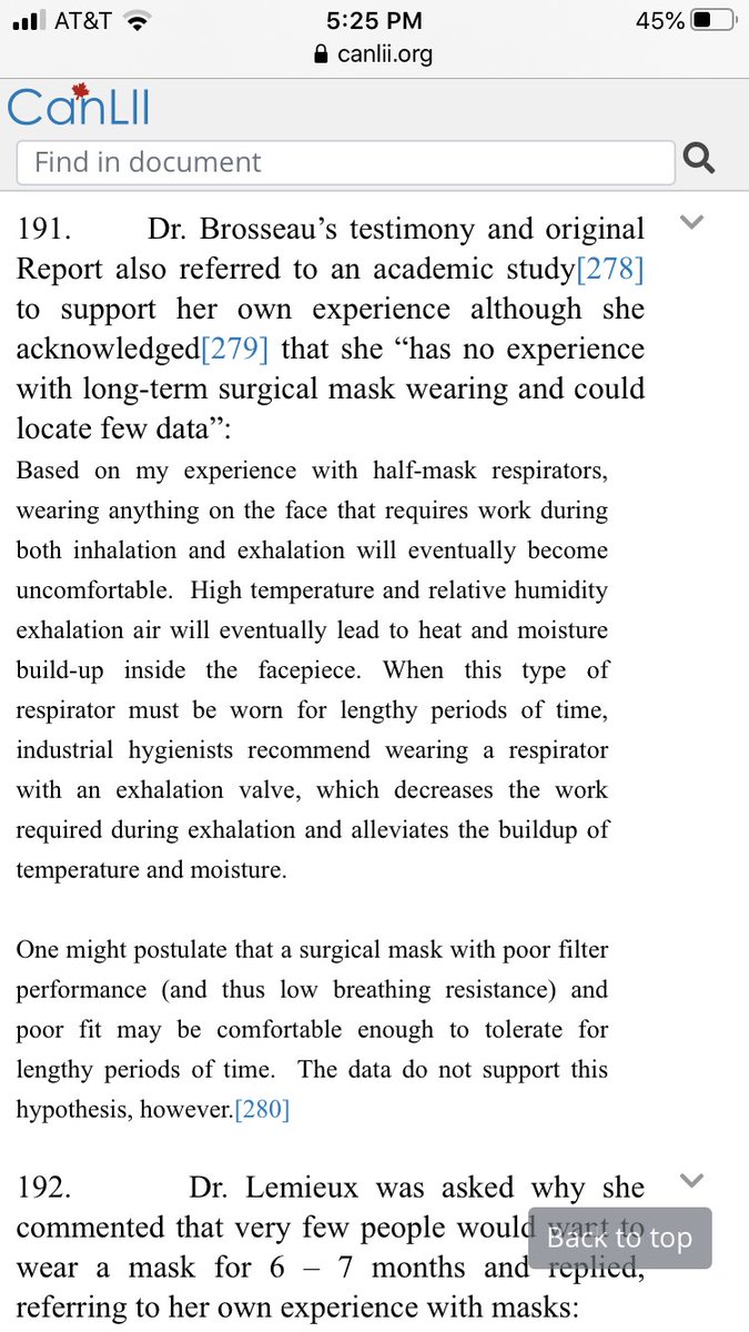 5/ And testimony also showed many nurses found masks uncomfortable and that they tended to have a “grunge factor” when worn for long periods...