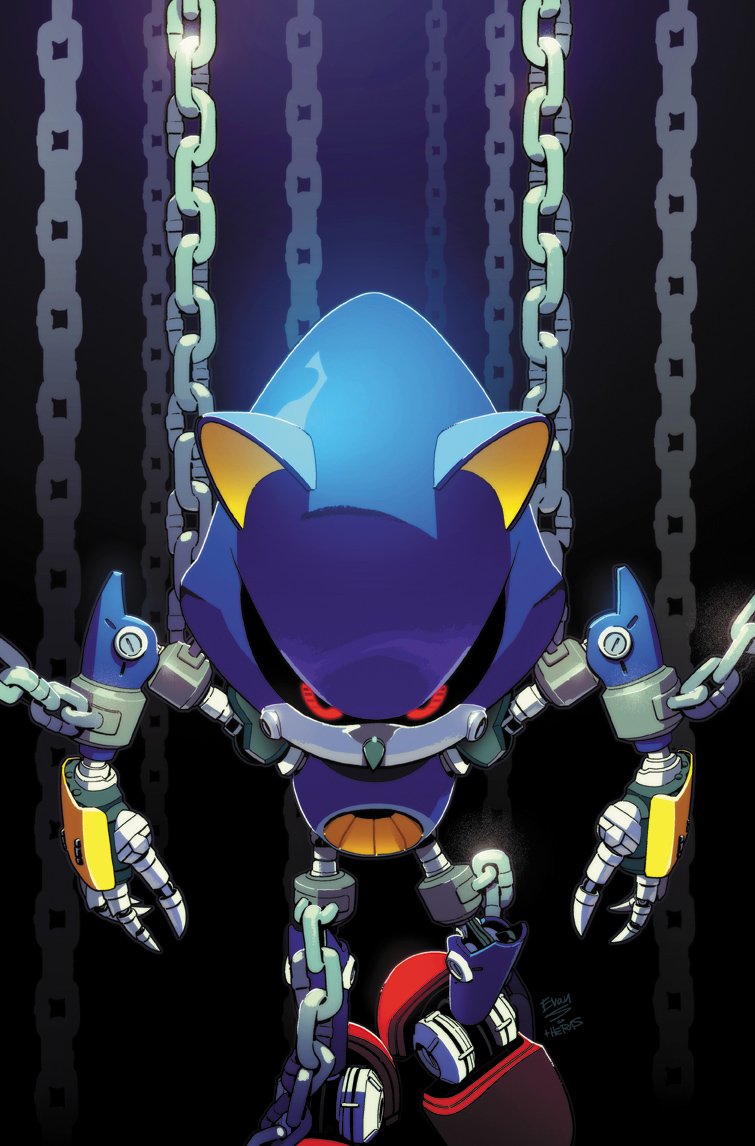 Lazy Chaoz - Commission of Neo Metal Sonic done for Sean H