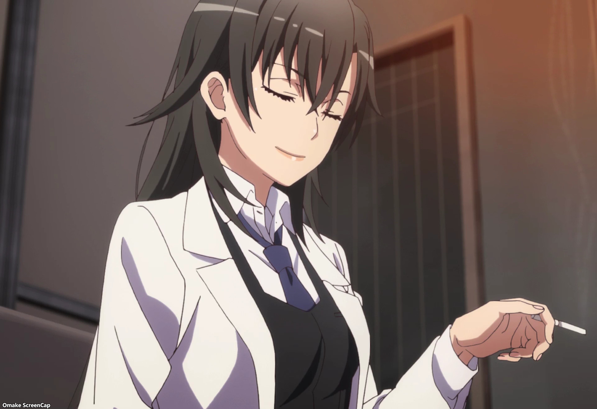 Joe Morris on X: Shizuka-sensei Smokes. Yukino in Student Council Room.  Yukino Looks at Teacup. oregairu 5 t.coZpUvPbCATM  X