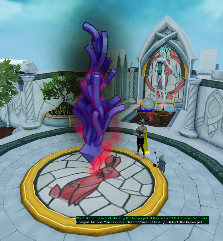Unamerz's tweet photo. Skilling pet #10, Ghostly! https://t.co/er8OytqFjg