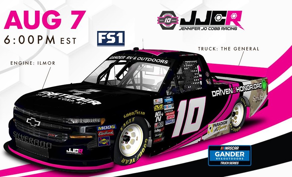 ForRaceFansOnly's tweet photo. .@JennJoCobb will start 33rd in the #10 Fastener Supply Company Chevrolet for today's #HenryFordHealthSystem 200 @MISpeedway
#NASCAR https://t.co/3nqBuwD2rR