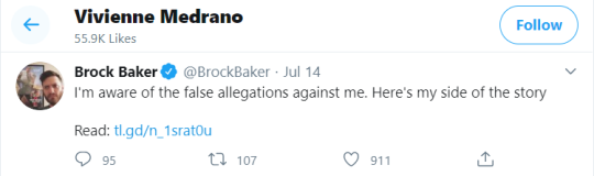 When a young woman came forward about being sexually abused by Brock Baker, she said nothing and liked a post Baker made