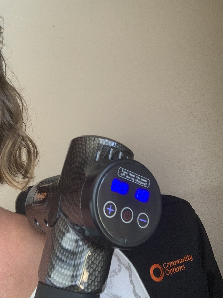 ComOptTrina's tweet photo. After a week of @comOptND TEAMs meetings, my shoulders appreciate this! @ComOptDarcy @ComOptAustyn @ComOptAmber @ComOptLindsay #comoptcrew https://t.co/hiUv21iVpH
