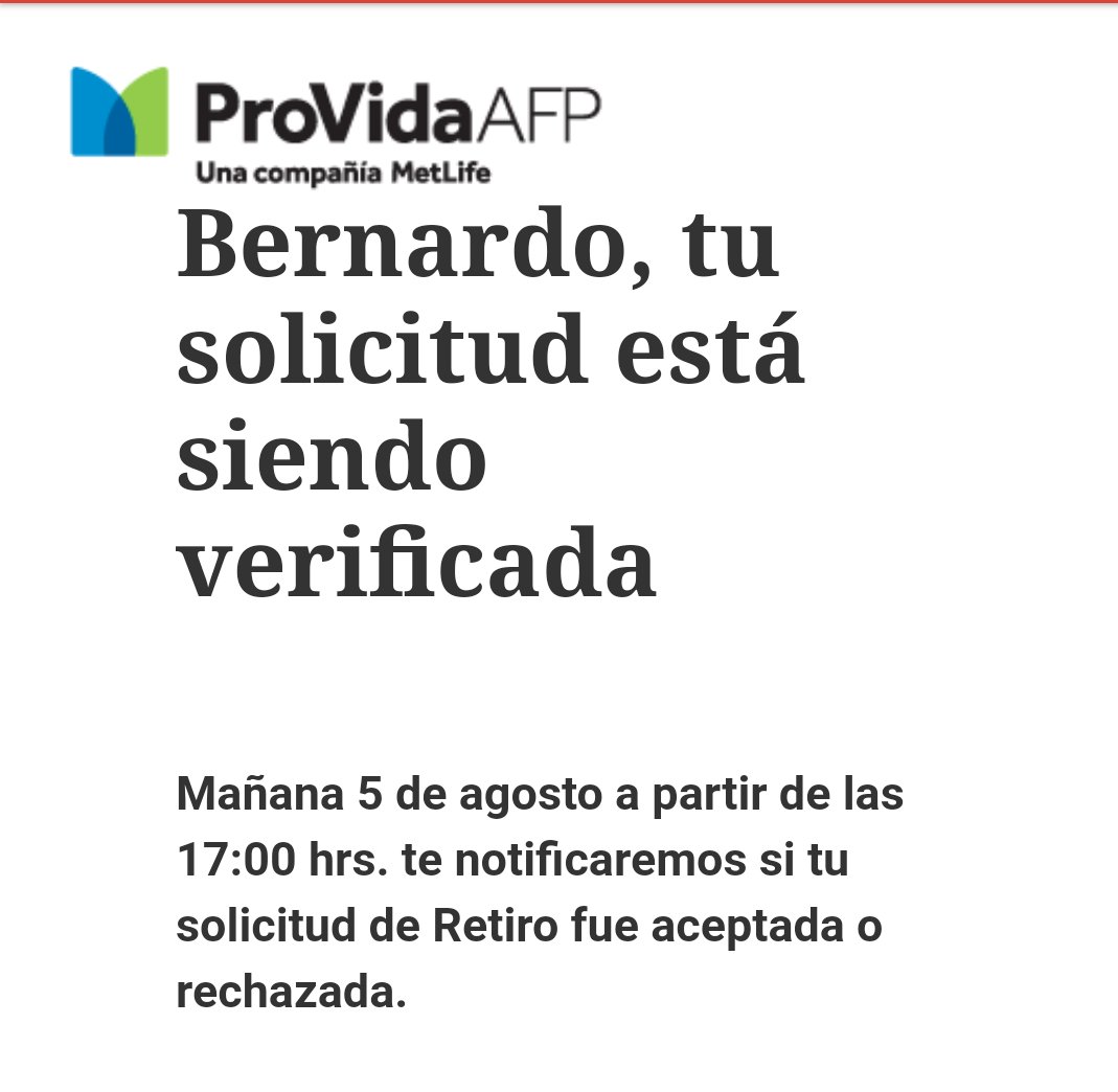 RodriGV's tweet photo. @PatoSalinasSoto @AFP_Provida Lamentablemente estoy en las mismas @AFPProvida quedó de responder el Miércoles 5 a las 17:00Hrs. Y nada !! https://t.co/5DOTRxZIfP