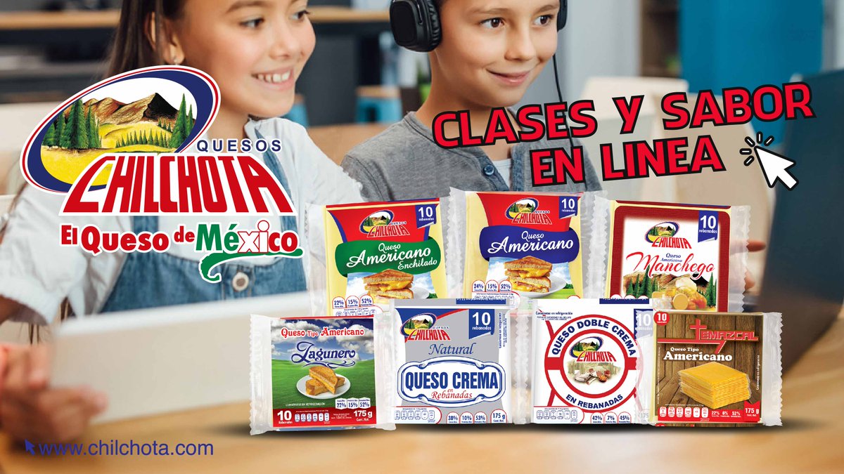 ChilchotaMx's tweet photo. ¡Prepara deliciosos bocadillos con nuestros prácticos Quesos Rebanados y hazle más fácil a tus hijos este regreso a clases en línea!
#ClasesOnLine #ClasesVirtual #RegresoaClases #NewNormal #Chilchota #ElQuesoDeMéxico #QuédateEnCasa #Delicioso https://t.co/qz4qT8Sj1G