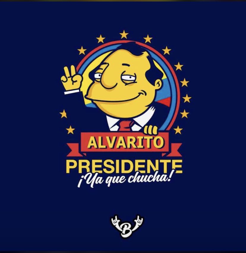 NATHY403's tweet photo. #YaQueChch para tantos candidatos malos ¡Alvarito Presidente! https://t.co/veE8cojVXs