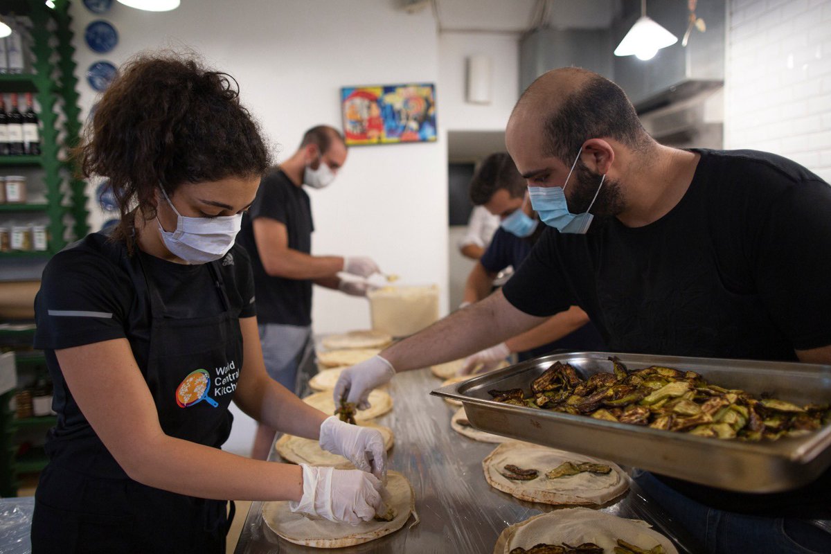 WCKitchen's tweet image. A glimpse into WCK's relief efforts in Beirut, Lebanon. 🇱🇧 Working side-by-side with the local team, hundreds of meals were delivered for people impacted by the explosion this week. We're just getting started &amp;amp; will be back tomorrow with meals for more than 2,000. #ChefsForBeirut