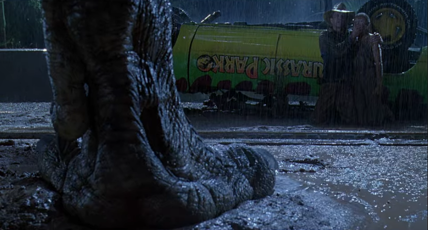 And the clicking raptor claws recall the t-rex foot sinking into the mud  #VultureMovieClub