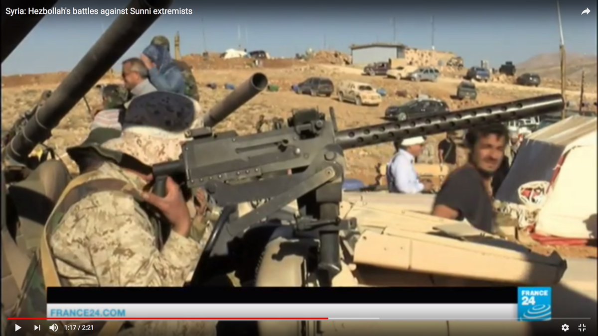 Hezbollah had about 120,000 rockets and 75,000 front-line fighters and reservists.But their capabilities are BOGUS.Hezbollah with a brand-new Model 1919 Browning .30-caliber machine gun. A museum piece. In perfect condition, meaning never been used.