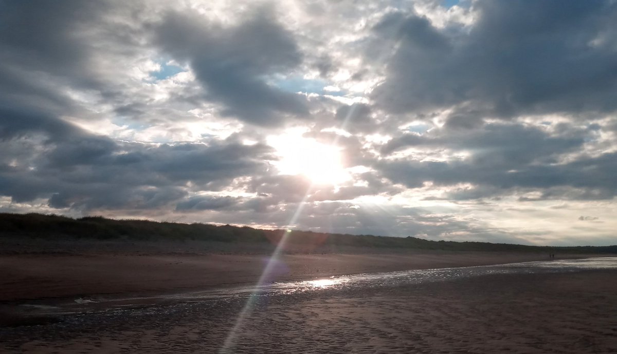 JorvikLass's tweet photo. ...whilst poodle was happily poodling and sprinting in circles on the sand. And then the sun started to come out, as we walked, and poodled, towards #Hedderwick... https://t.co/BvtuniMp3o