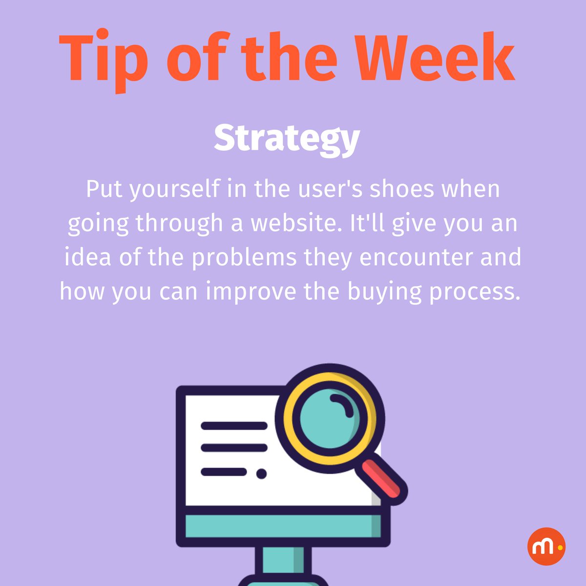 Welcome to another #tipoftheweek series where we focus on strategy! What are your thoughts?