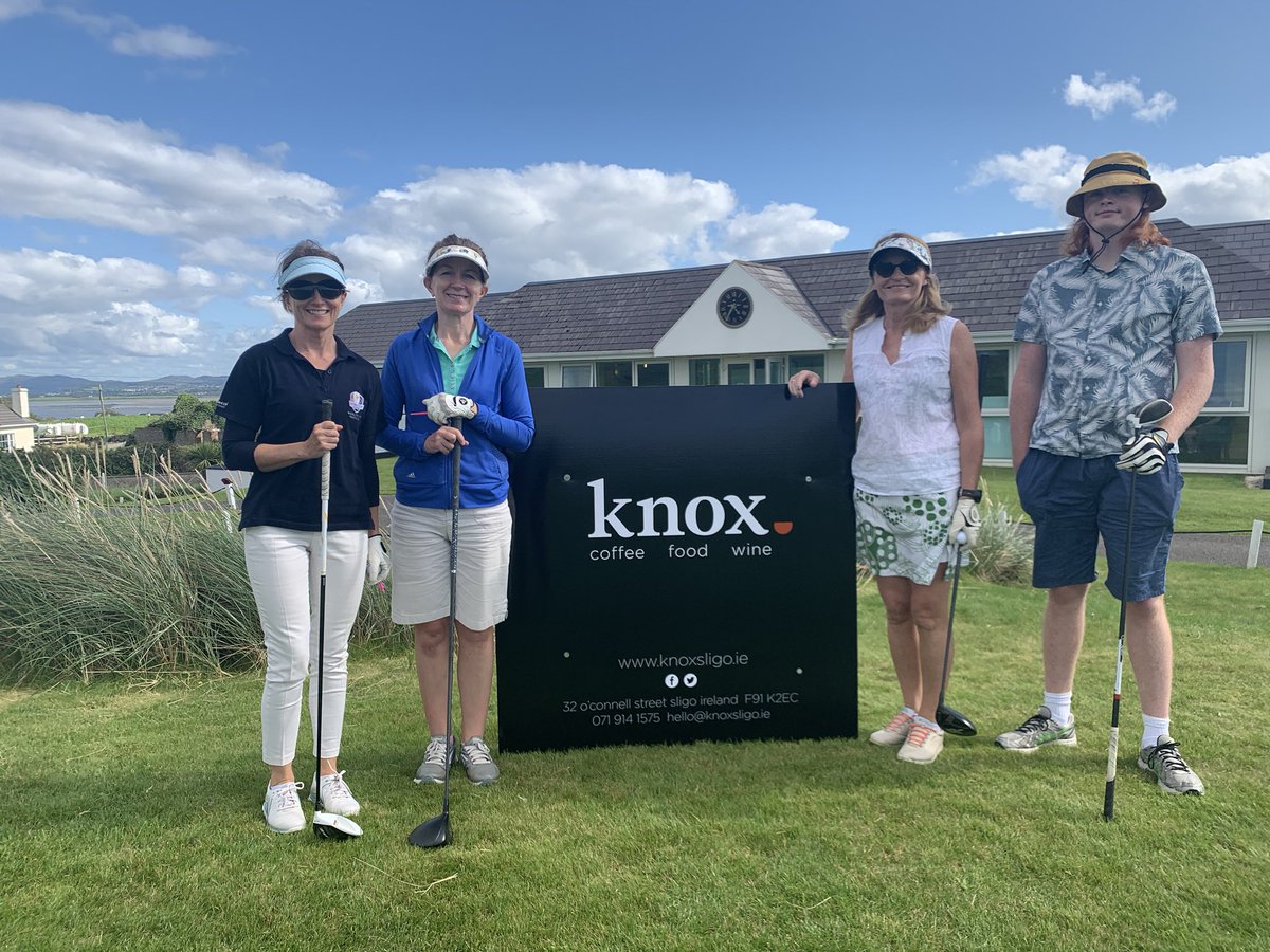 Thank you David and all at @Knoxsligo for sponsoring the competition today. #festivalofgolf #openweek