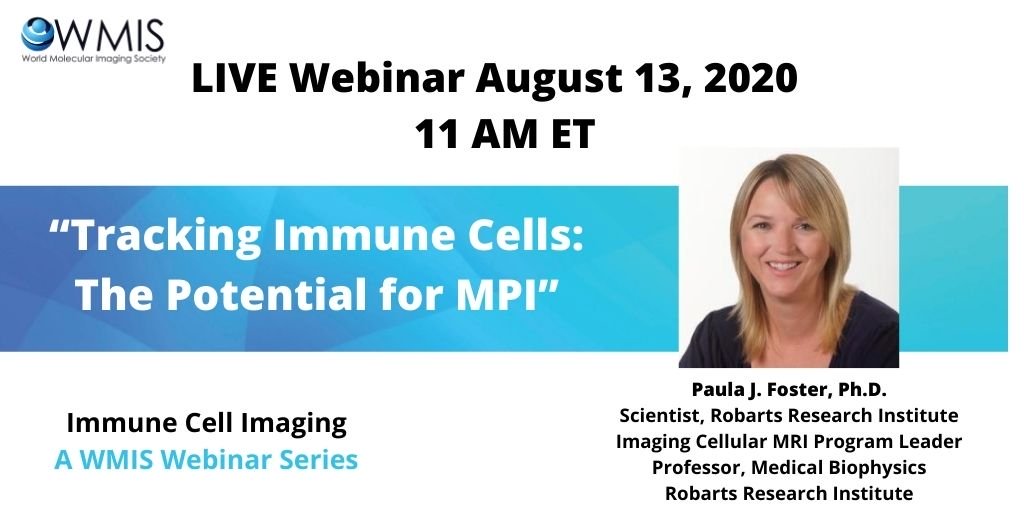 magneticinsight's tweet photo. Upcoming #WMIS webinar highlighting #Robarts' research using #MagneticParticleImaging (#MPI)!
We're excited to hear how Dr. Paula Foster is advancing the #MolecularImaging field using #MagneticInsight technology! Register: https://t.co/GnL5dx1aTq
#CellTherapy #ImmuneCellImaging https://t.co/A49SEIhbdN