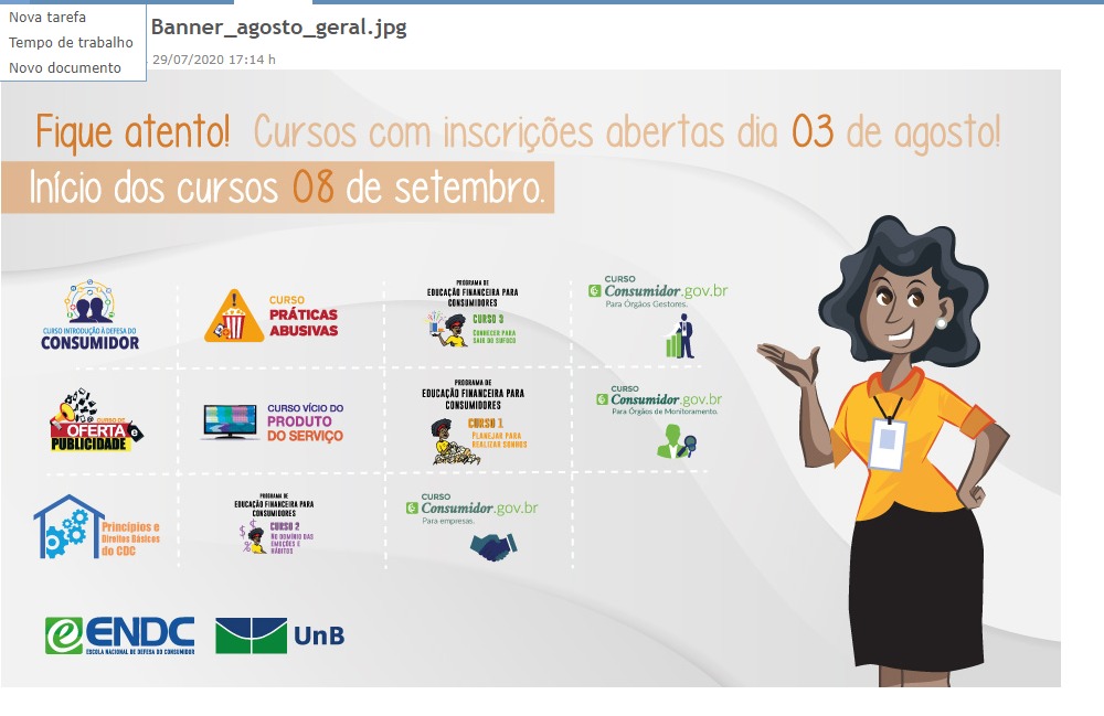 nadilsonneves's tweet image. Cursos gratuitos da Escola Nacional de Defesa do Consumidor - ENDC, para os consumidores que queriam saber de seus direitos e deveres. #ENDC #PROCONPA #SENACON #GOVERNODOPARÁ