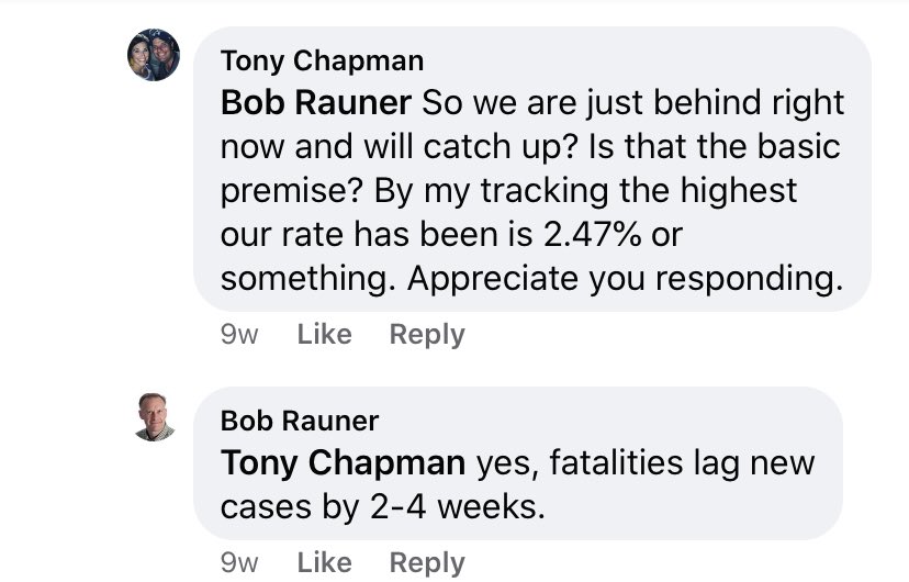 Here is that same person in May saying we’d have 500 deaths by mid-June. Should we do the math again? I WANT to trust the experts. Really, I do.