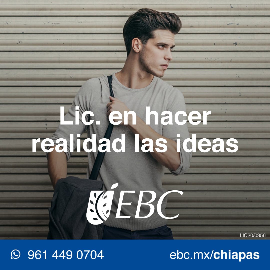 TVCDeportes's tweet photo. Sé parte de la mejor escuela de negocios; Inscripciones abiertas durante Agosto 2020. Conoce más en https://t.co/MEUMzwcKwz #soyebc @ebccampuschiapas https://t.co/5KtbtlKEIp