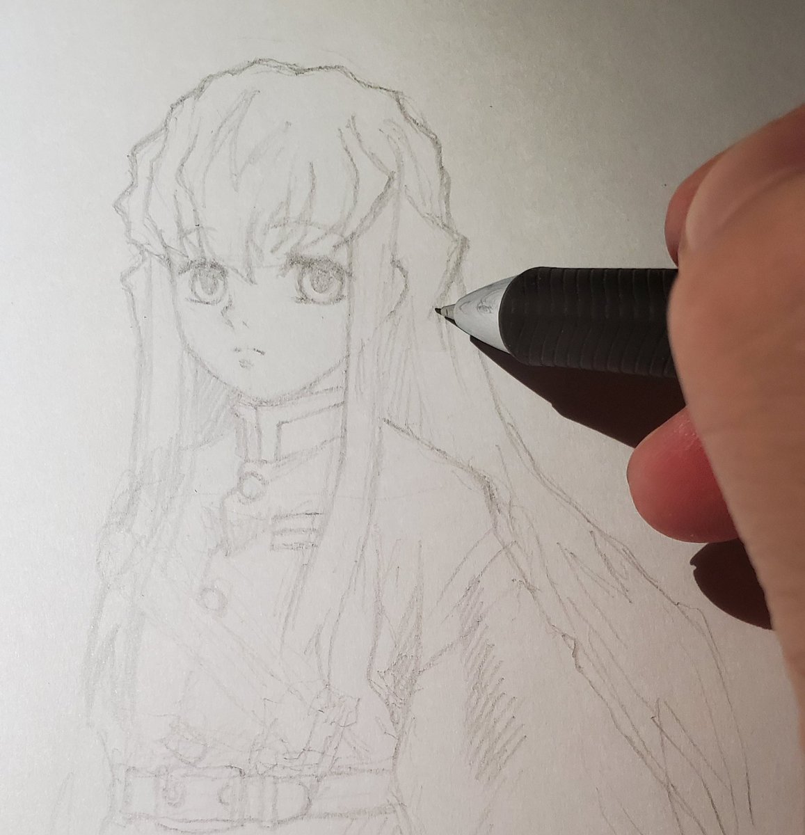 今日は、鬼滅の刃・時透無一郎くんの誕生日ですね💡おめでとうございます😆
文字は筆ペン使って書きました🖌️それと、無表情を描くのって意外とムズカシイですね💦
#時透無一郎誕生祭2020
#時透無一郎生誕祭2020
#模写 #鬼滅の刃 #時透無一郎
引用元:©吾峠呼世晴/集英社・アニプレックス・ufotable 