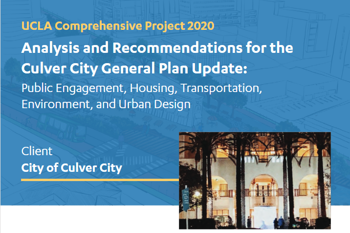 CulverCityGov's tweet photo. Read about UCLA's partnership with #CulverCity on the #GeneralPlanUpdate to find out how students propose answering the question: How can the City recognize and celebrate its common values and improve life for today and tomorrow? https://t.co/pta6MillFT https://t.co/i5d6exXFPo