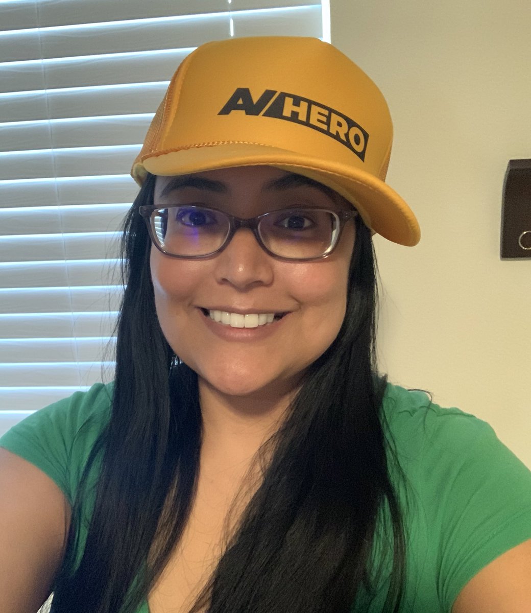 Views_by_V's tweet photo. Happy Friday everyone! I see some #AVTweeps sporting the @avherohq hat and mine arrived too! Do you need an #AVHero? #AVTweeps https://t.co/k4G3ePgjIZ