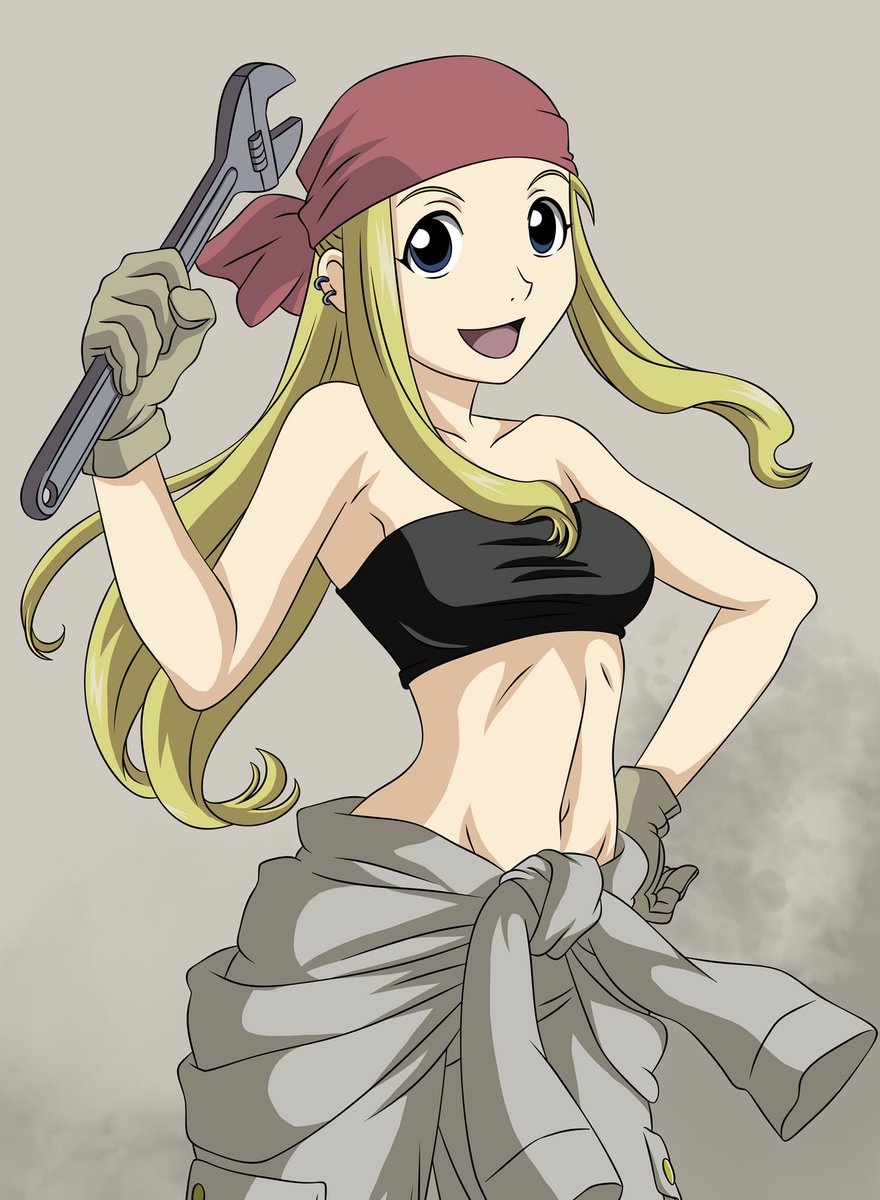 avgeI's tweet photo. winry rockbell, full metal alchemist 🔧 https://t.co/c1QVh56sCB