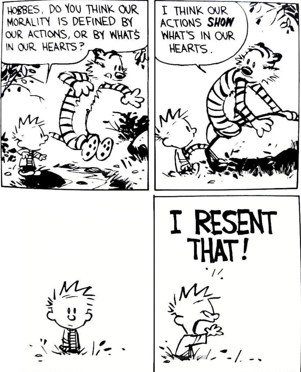 Calvin as a child is Trump as an adult.