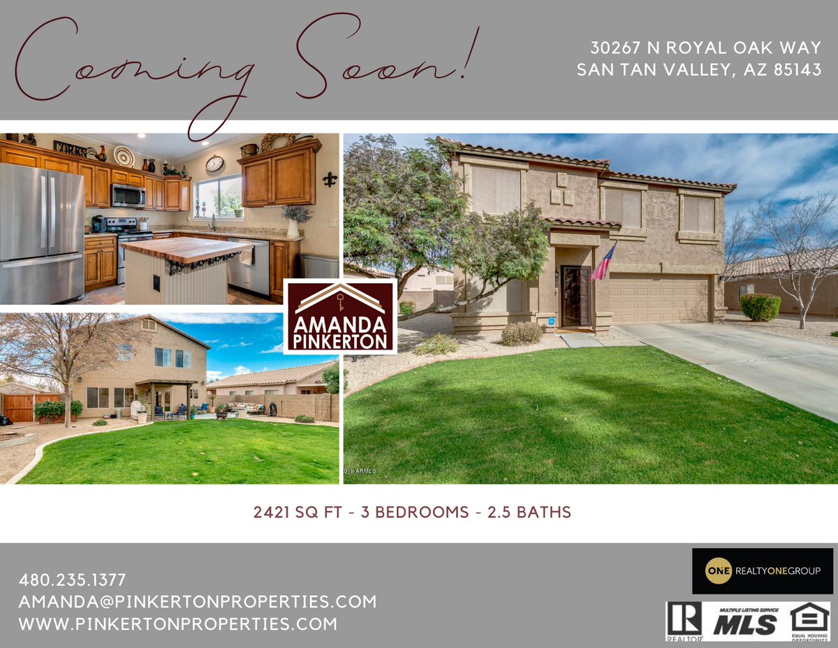 Coming Soon! #comingsoon #realestate #realtor #arizonarealtor #arizonarealestate #santanvalley #santanvalleyaz #santanvalleyrealestate #santanvalleyrealtor #friday @santanvalley