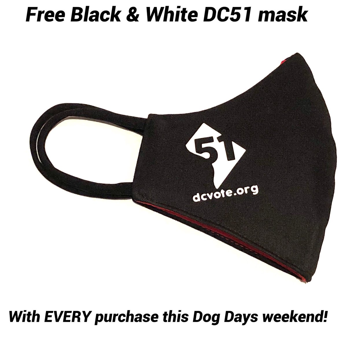BailiwickCrewDC's tweet photo. We’re excited to be taking part in this weekend’s #DCDogDays sale!

Check us out Sat &amp; Sun for a special deal!

With EVERY online order placed this weekend (Sat &amp; Sun), we’ll throw in a FREE Black &amp; White DC51 mask!

If you’ve been waiting, this weekend is a good time to order! https://t.co/ptbBXvA698