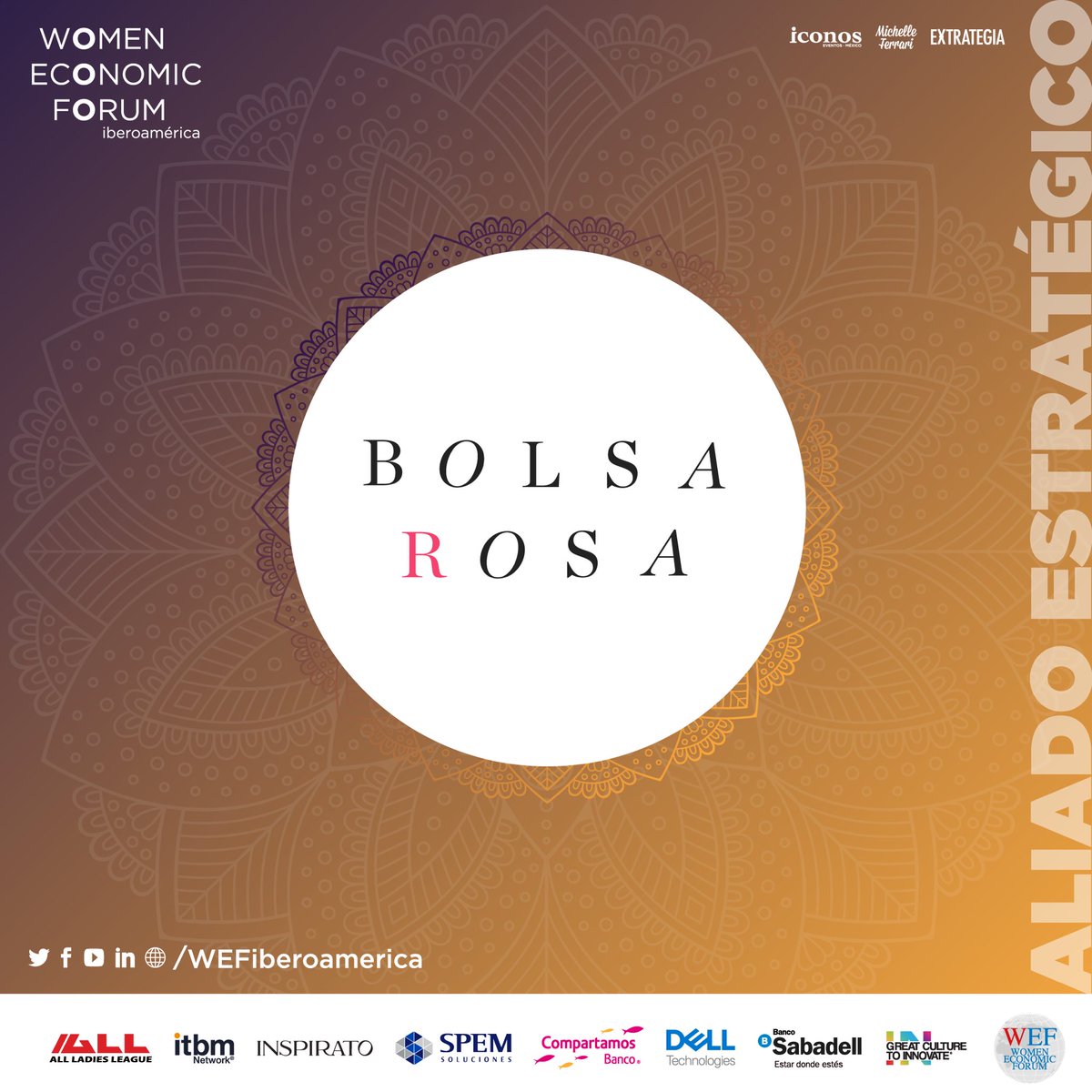 ernesttoramirez's tweet image. @WEFIbero será el evento virtual más importante para empoderar a la mujer en Iberoamérica. Cada vez son más los alidos estratégicos que se suman. ¡Inscríbete! wefiberoamerica.com