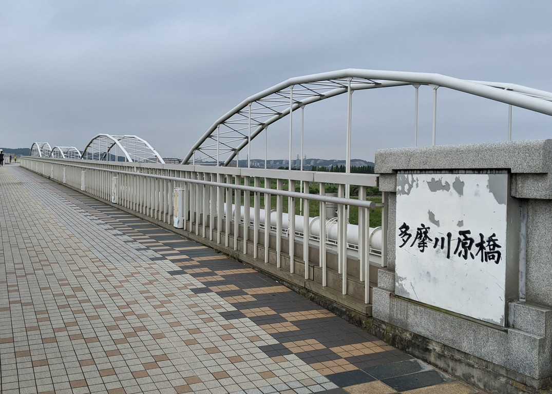 Takumi Kurosawa No Twitter 今朝は 多摩川原橋を渡る デジタル ズームなのでボヤケてしまうけれど よみうりランドの大観覧車も見える