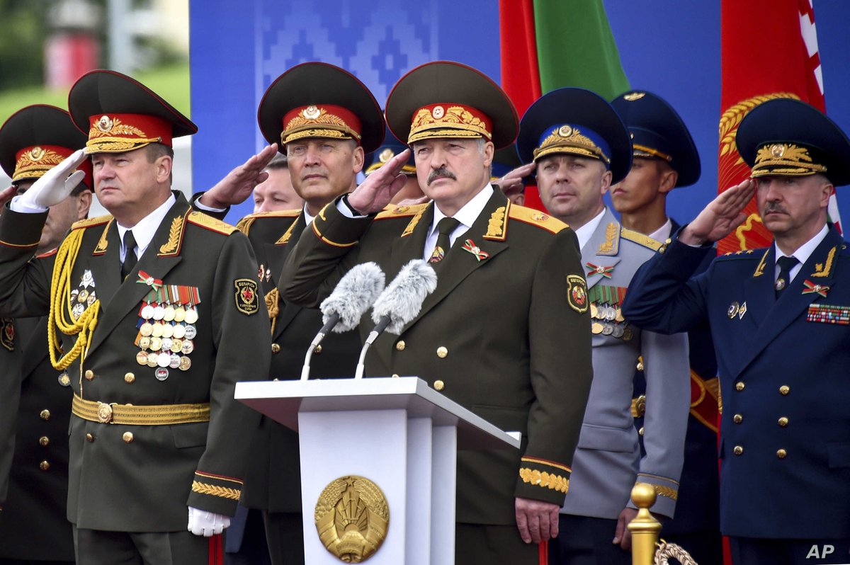 Tomorrow’s Belarusian presidential election sees “Europe’s last dictator” Alexander Lukashenko, 66, aiming to add to his 26 years and 21 days in power. A former farm manager with trademark combover, he’s fond of oversized military hats, ice hockey and rigged elections. THREAD