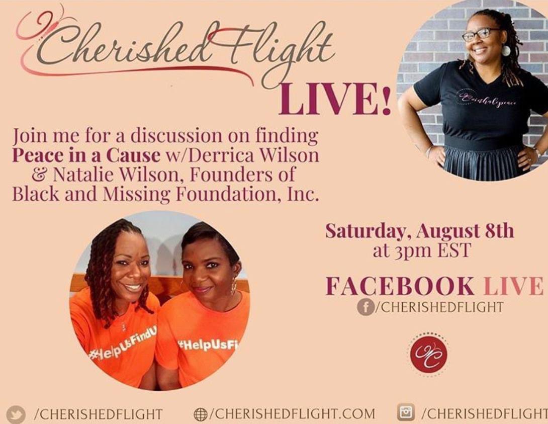 BAM_FI's tweet photo. Looking forward to an in-depth conversation with @cherishedflight on the movement to #HelpUsFindUs

Hope you will tune in at 3PM EST | Aug 8 | FB Live https://t.co/e7CNMw7sj9