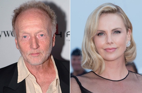   HAPPY BIRTHDAY !  Tobin Bell  and  (the awesome) Charlize Theron 